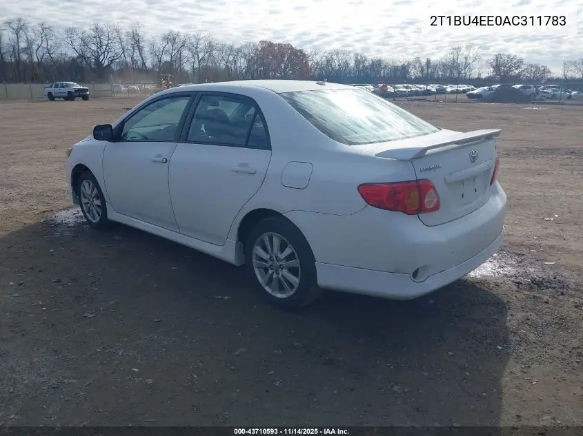 2T1BU4EE0AC311783 2010 Toyota Corolla S