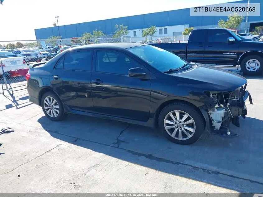 2T1BU4EE4AC520668 2010 Toyota Corolla S