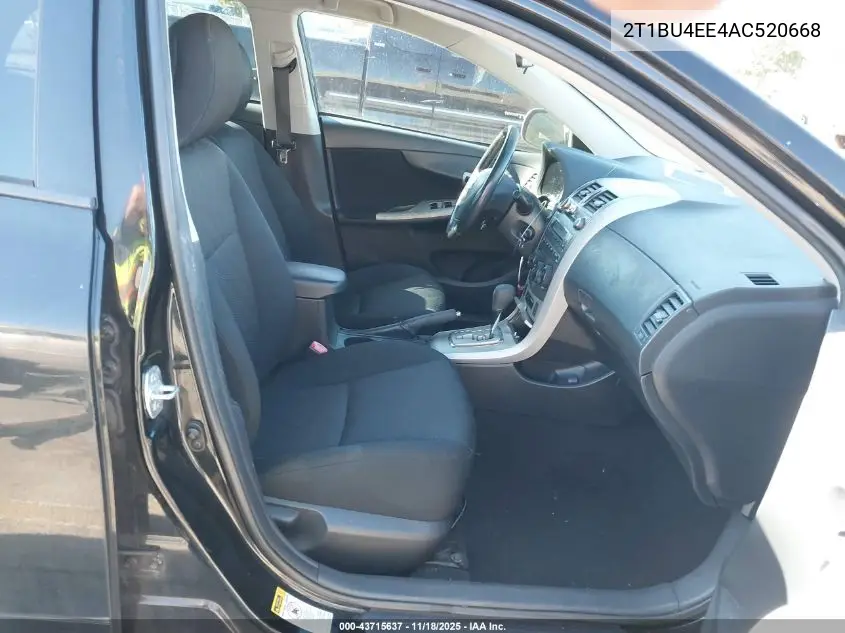 2T1BU4EE4AC520668 2010 Toyota Corolla S