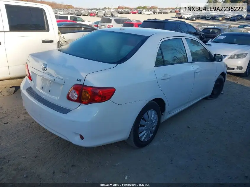 1NXBU4EE9AZ235222 2010 Toyota Corolla Le