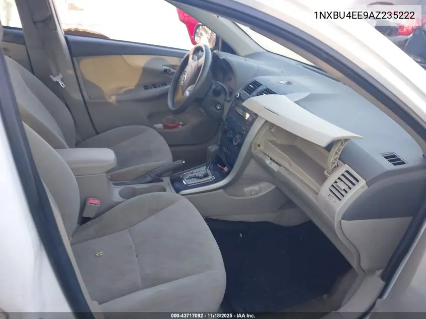 1NXBU4EE9AZ235222 2010 Toyota Corolla Le