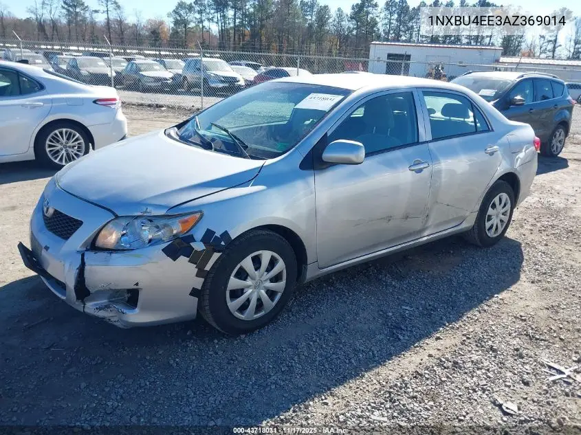 1NXBU4EE3AZ369014 2010 Toyota Corolla Le