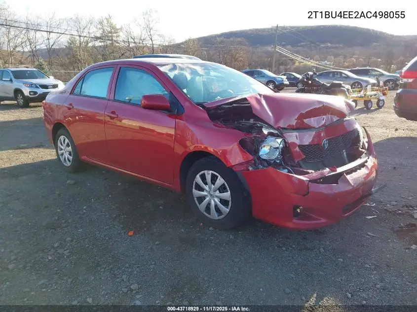 2T1BU4EE2AC498055 2010 Toyota Corolla Le