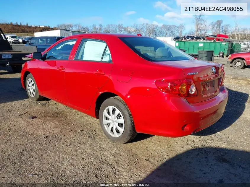 2T1BU4EE2AC498055 2010 Toyota Corolla Le