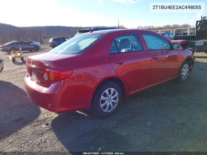 2T1BU4EE2AC498055 2010 Toyota Corolla Le