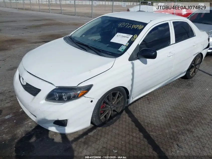 JTDBU4EE0AJ074829 2010 Toyota Corolla Le