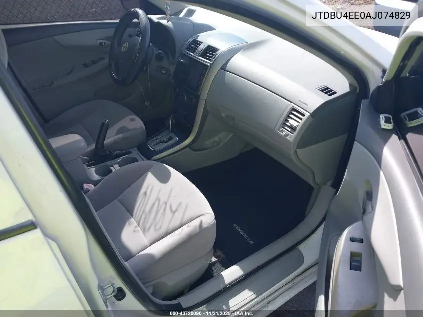JTDBU4EE0AJ074829 2010 Toyota Corolla Le