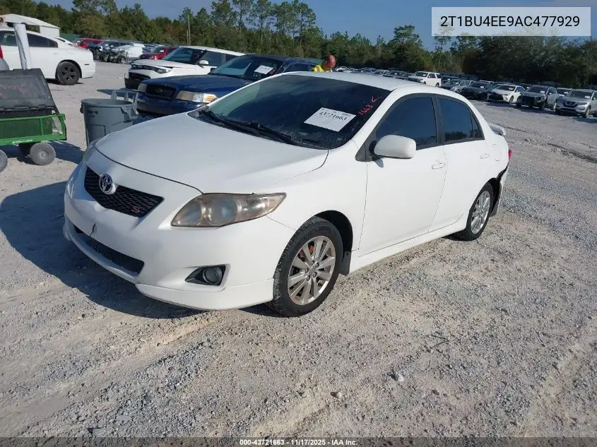 2T1BU4EE9AC477929 2010 Toyota Corolla S