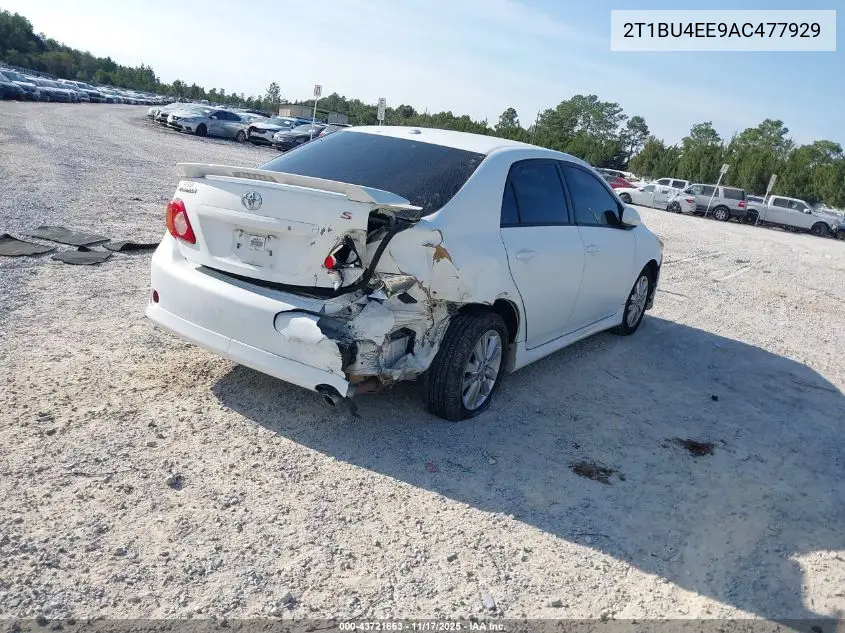 2T1BU4EE9AC477929 2010 Toyota Corolla S