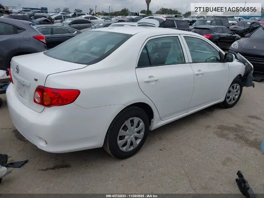 2T1BU4EE1AC506856 2010 Toyota Corolla Le
