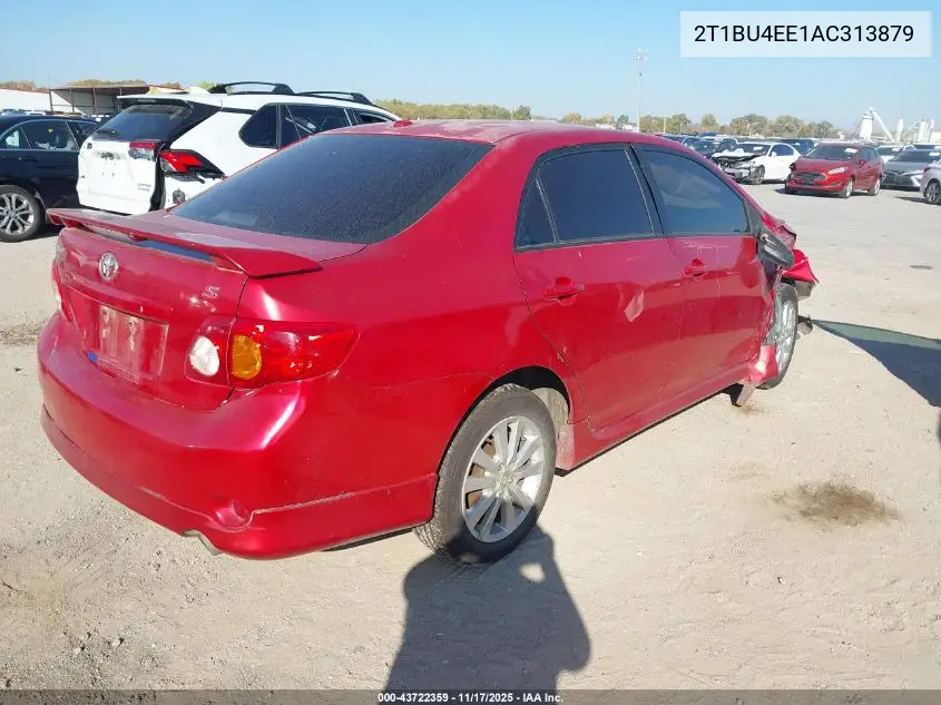 2T1BU4EE1AC313879 2010 Toyota Corolla S