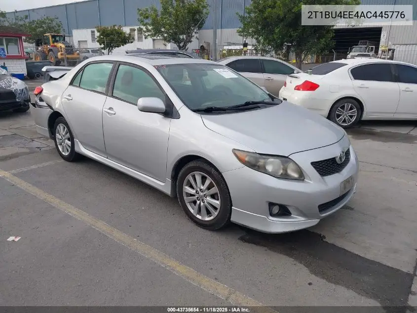 2T1BU4EE4AC445776 2010 Toyota Corolla S