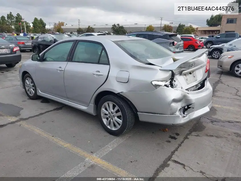 2T1BU4EE4AC445776 2010 Toyota Corolla S