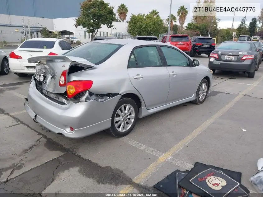 2T1BU4EE4AC445776 2010 Toyota Corolla S