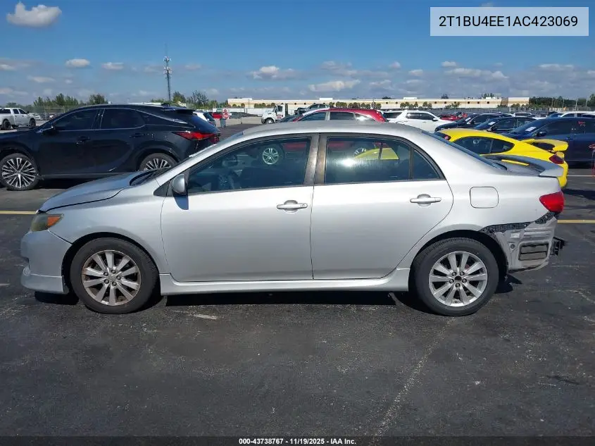 2T1BU4EE1AC423069 2010 Toyota Corolla S