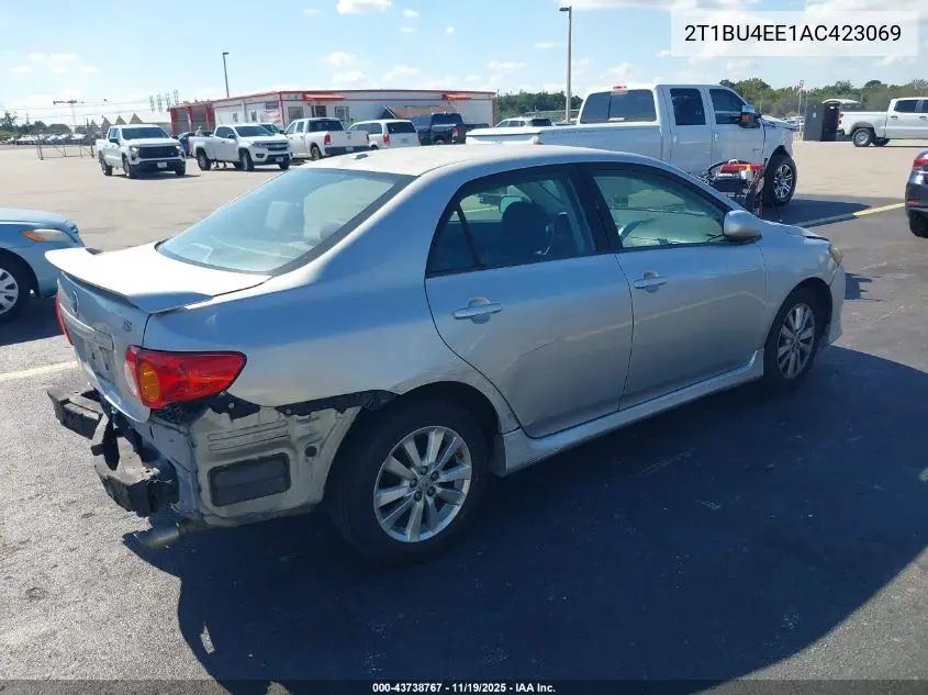 2T1BU4EE1AC423069 2010 Toyota Corolla S