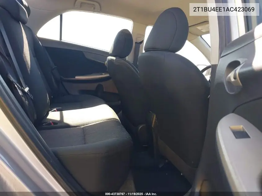 2T1BU4EE1AC423069 2010 Toyota Corolla S