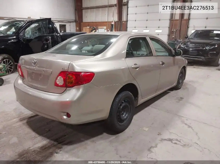 2T1BU4EE3AC276513 2010 Toyota Corolla Le
