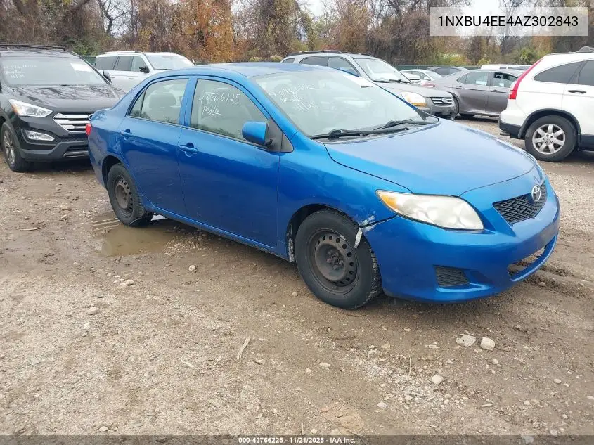 1NXBU4EE4AZ302843 2010 Toyota Corolla Le