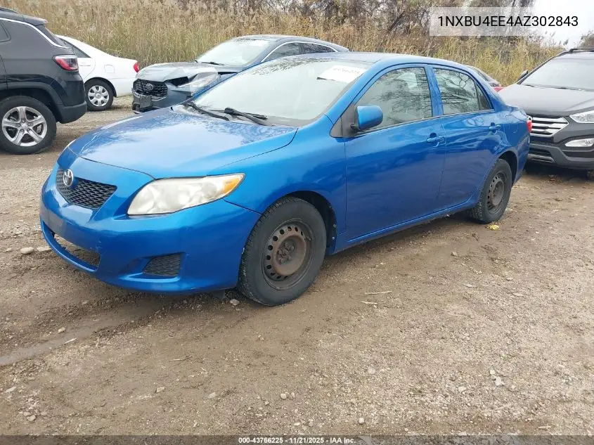 1NXBU4EE4AZ302843 2010 Toyota Corolla Le