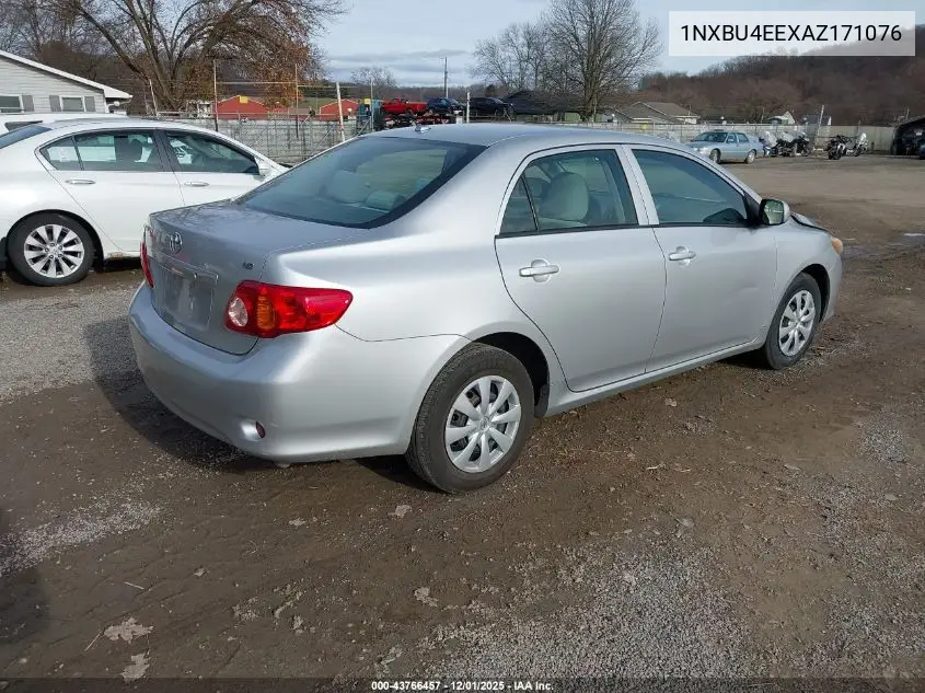 1NXBU4EEXAZ171076 2010 Toyota Corolla Le