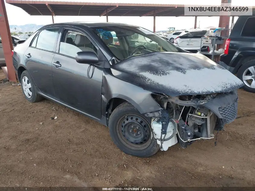 1NXBU4EE8AZ346599 2010 Toyota Corolla Le