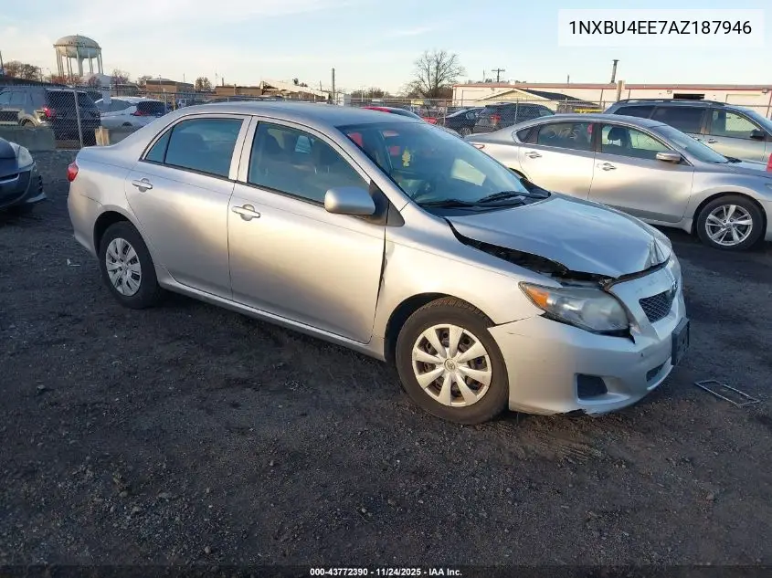 1NXBU4EE7AZ187946 2010 Toyota Corolla Le