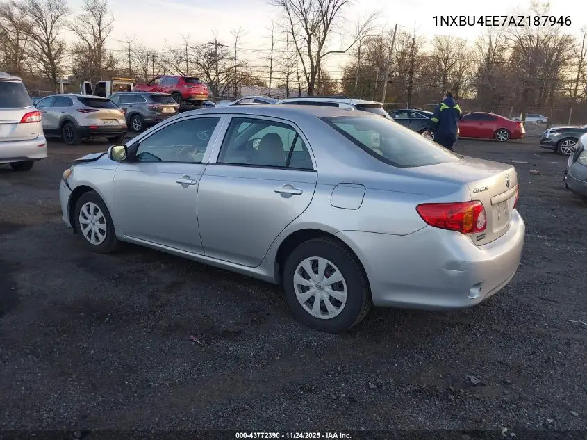 1NXBU4EE7AZ187946 2010 Toyota Corolla Le