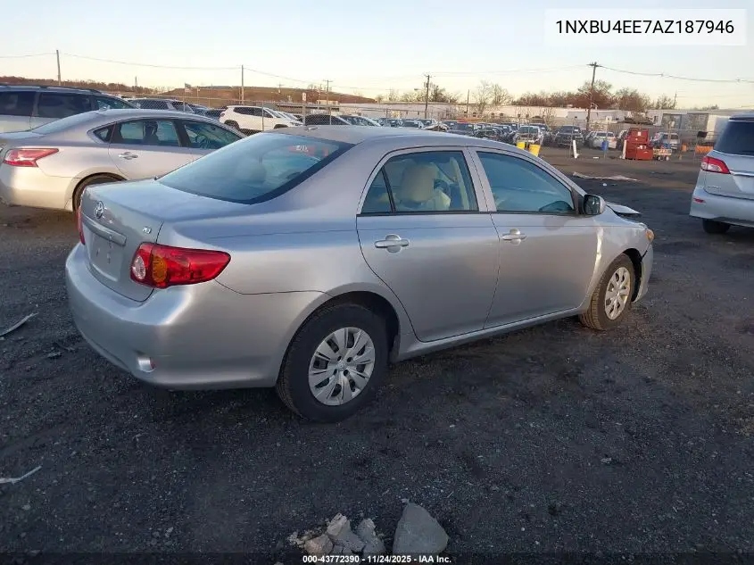 1NXBU4EE7AZ187946 2010 Toyota Corolla Le