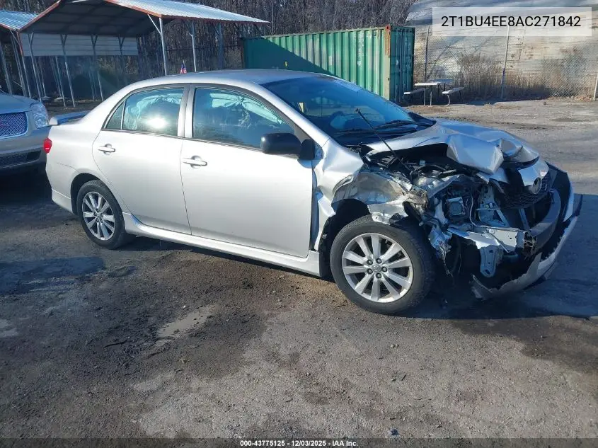 2T1BU4EE8AC271842 2010 Toyota Corolla S