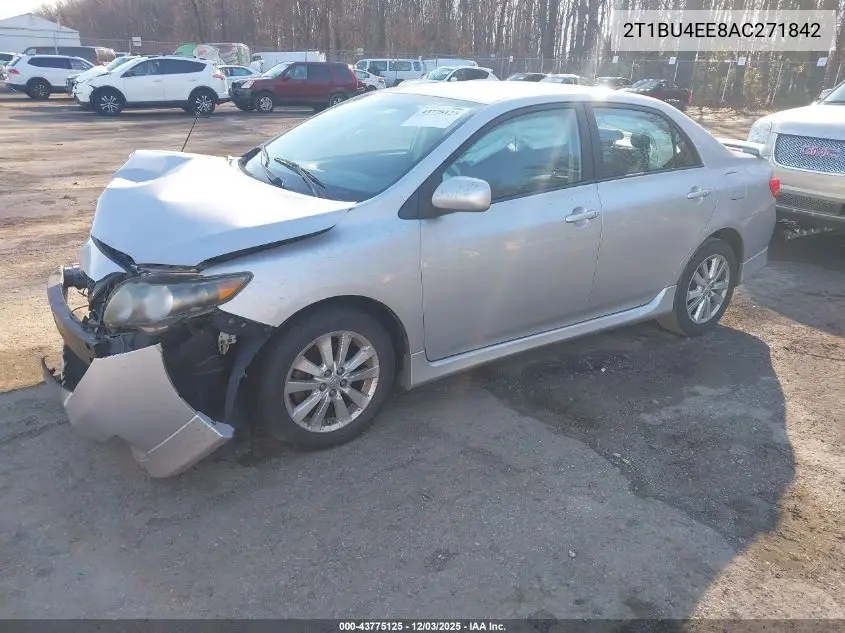 2T1BU4EE8AC271842 2010 Toyota Corolla S