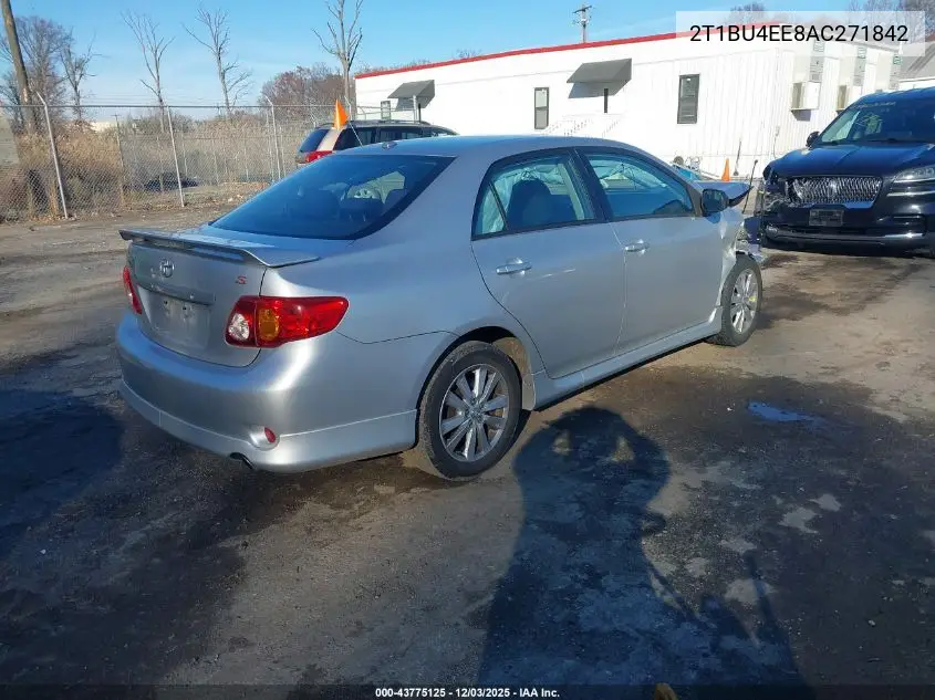 2T1BU4EE8AC271842 2010 Toyota Corolla S