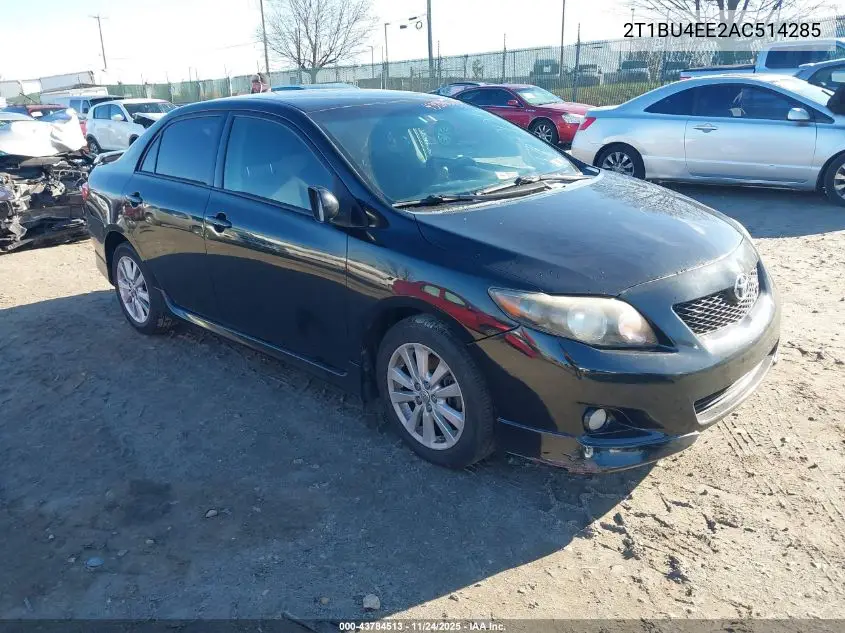 2T1BU4EE2AC514285 2010 Toyota Corolla S
