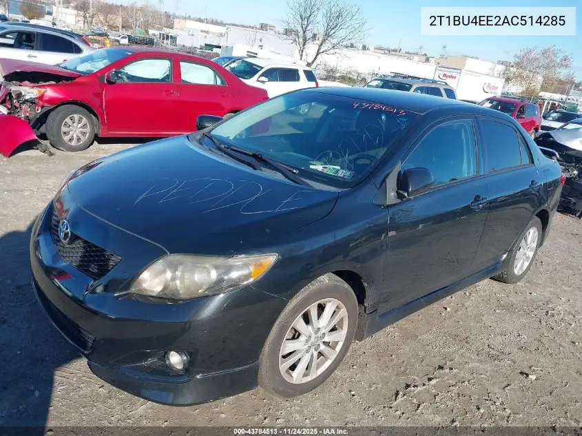 2T1BU4EE2AC514285 2010 Toyota Corolla S