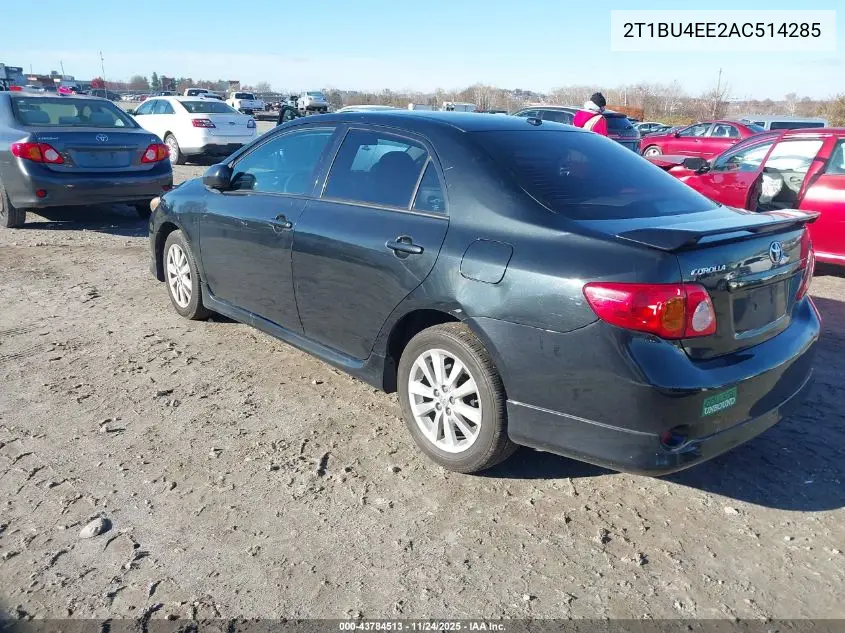 2T1BU4EE2AC514285 2010 Toyota Corolla S