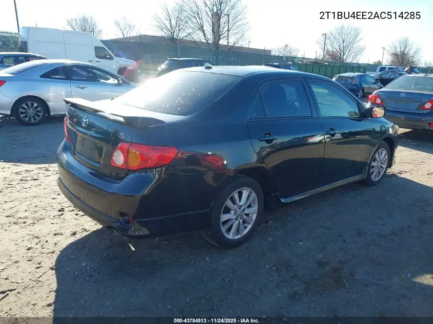 2T1BU4EE2AC514285 2010 Toyota Corolla S