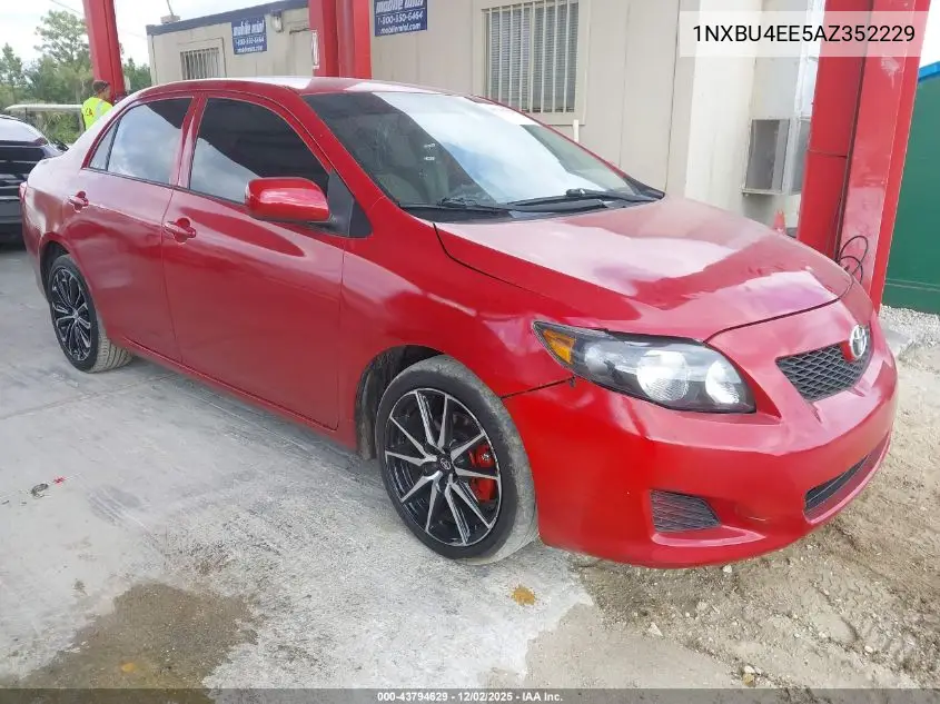 1NXBU4EE5AZ352229 2010 Toyota Corolla Le