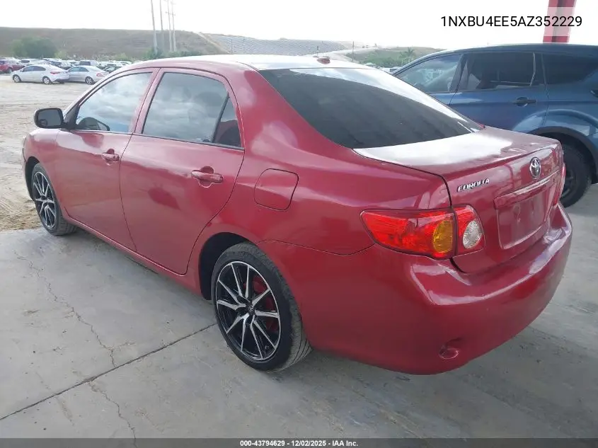 1NXBU4EE5AZ352229 2010 Toyota Corolla Le