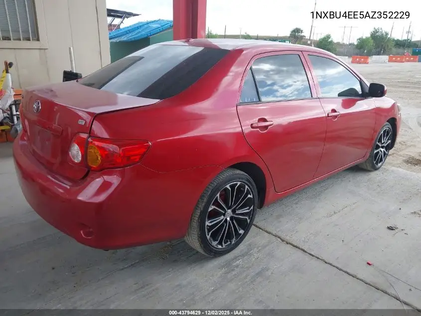 1NXBU4EE5AZ352229 2010 Toyota Corolla Le