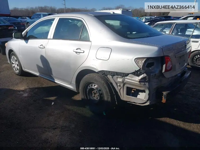 1NXBU4EE4AZ366414 2010 Toyota Corolla Le