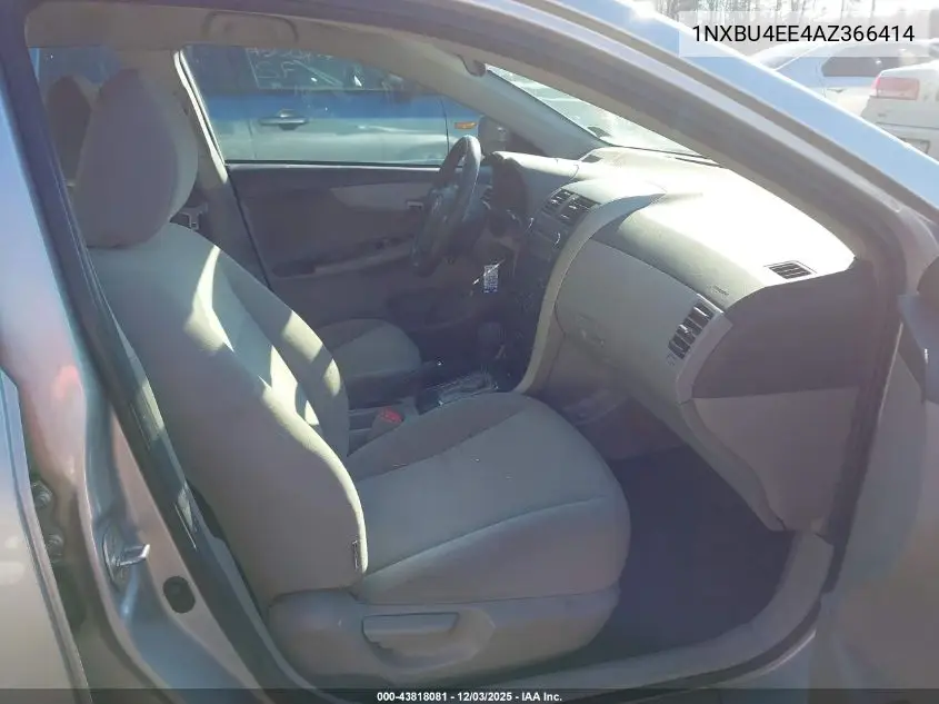 1NXBU4EE4AZ366414 2010 Toyota Corolla Le