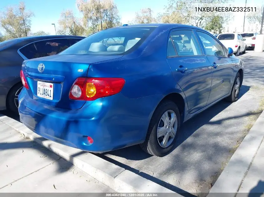 1NXBU4EE8AZ332511 2010 Toyota Corolla Le