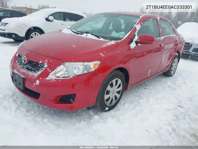 2T1BU4EE0AC333301 2010 Toyota Corolla Le
