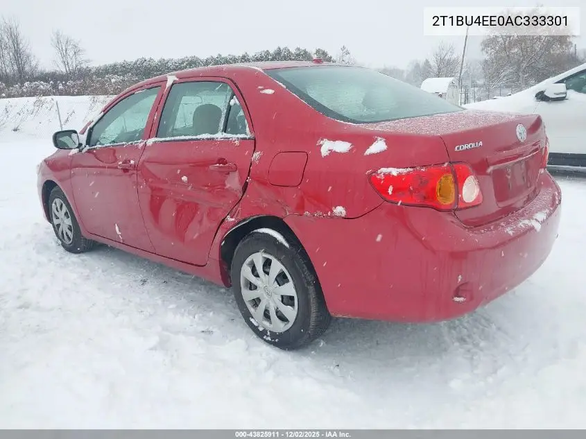 2T1BU4EE0AC333301 2010 Toyota Corolla Le