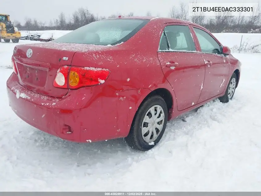 2T1BU4EE0AC333301 2010 Toyota Corolla Le
