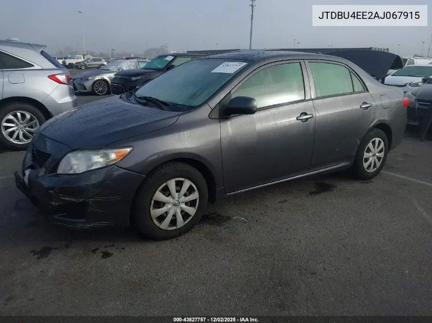 JTDBU4EE2AJ067915 2010 Toyota Corolla Le