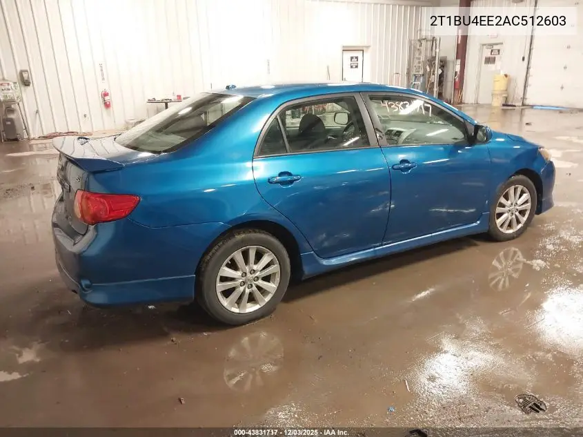 2T1BU4EE2AC512603 2010 Toyota Corolla S