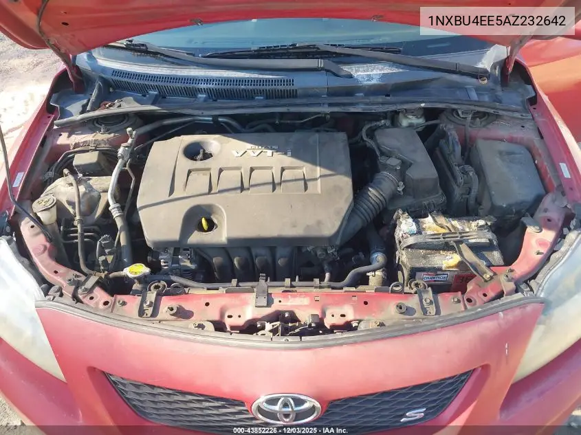 1NXBU4EE5AZ232642 2010 Toyota Corolla S