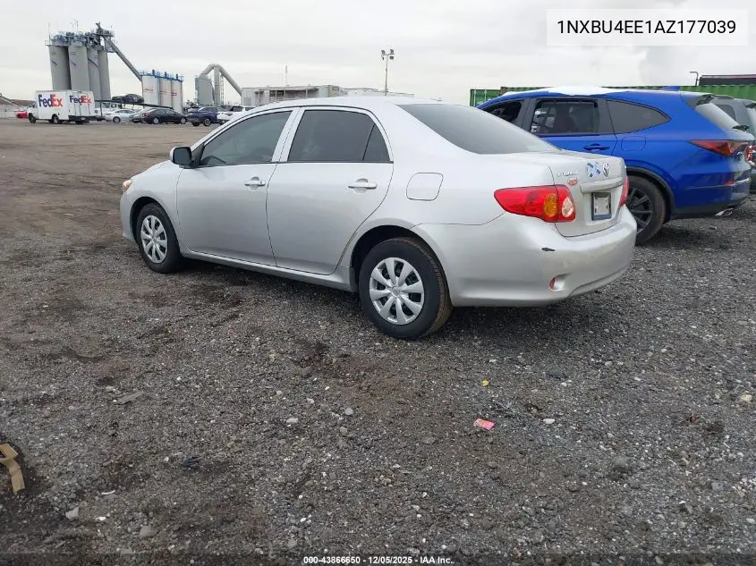1NXBU4EE1AZ177039 2010 Toyota Corolla Le