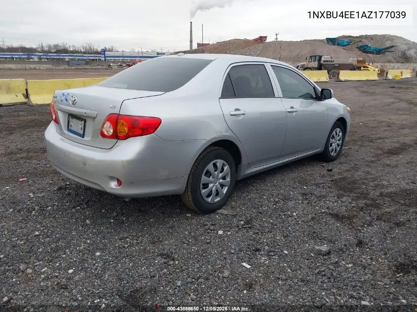 1NXBU4EE1AZ177039 2010 Toyota Corolla Le